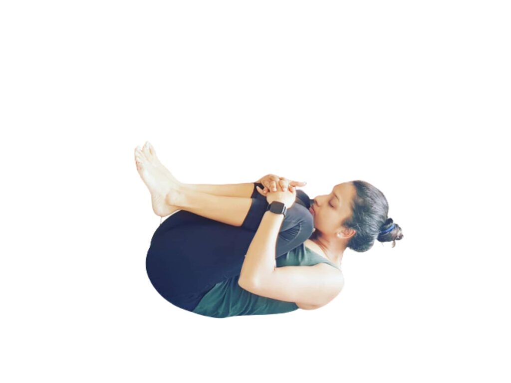 Wind Relieving Pose (Pawanmuktasana) Lower belly Fat Yoga - sharpmuscle