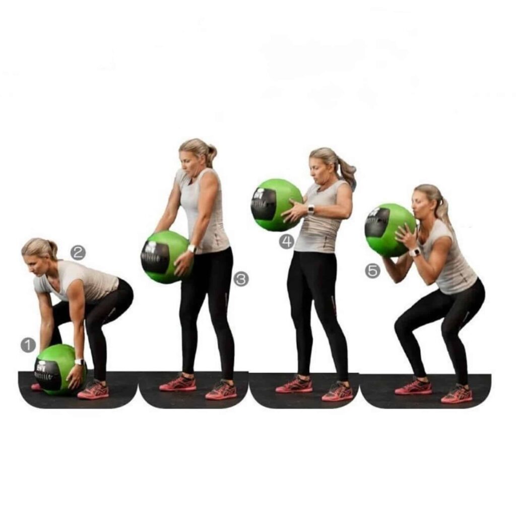 9 of 9 Basic CrossFit Exercises - Medicine Ball Clean - sharpmuscle