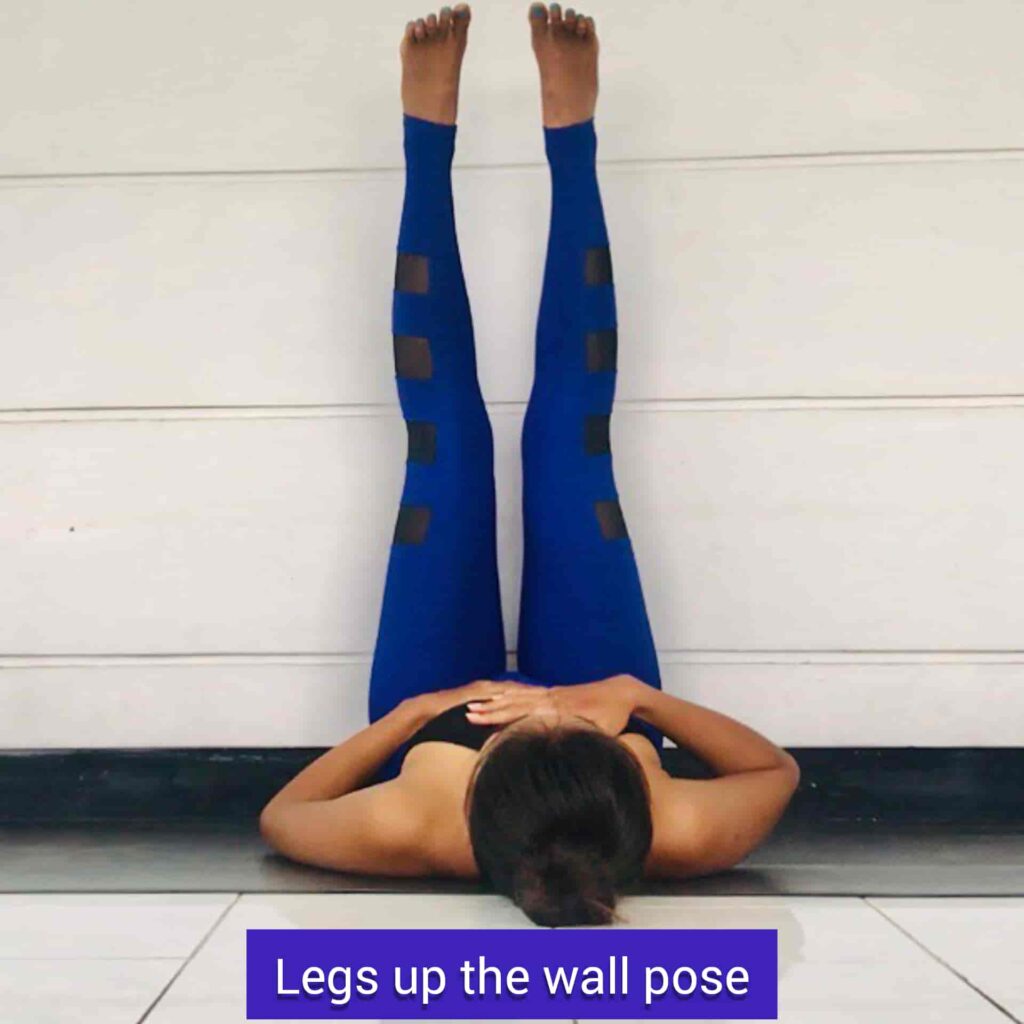 Legs up the wall pose - sharpmuscle