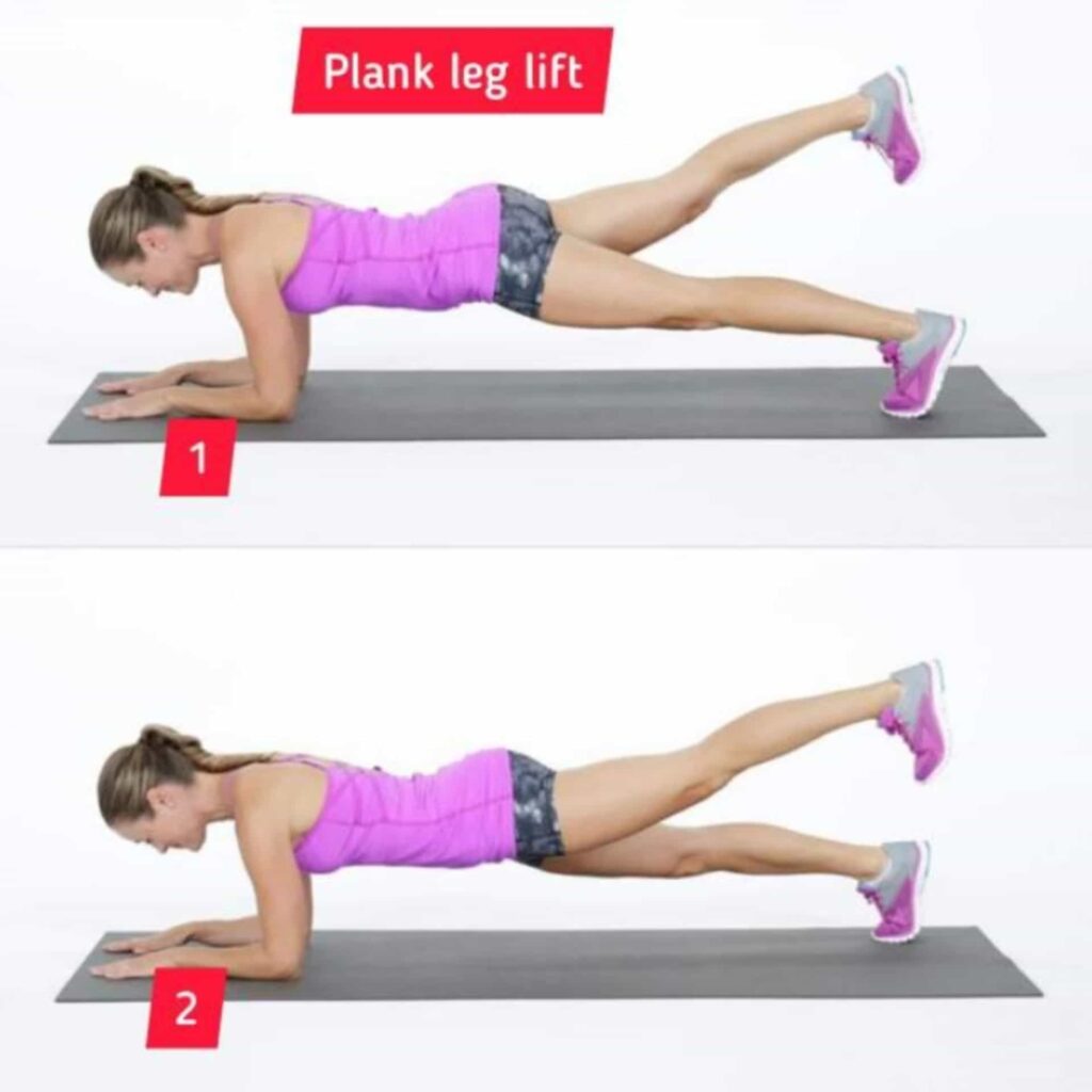Plank leg lift – sharpmuscle